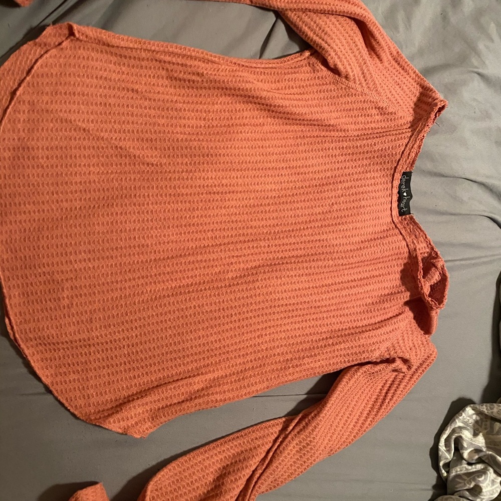 Salmon sweater